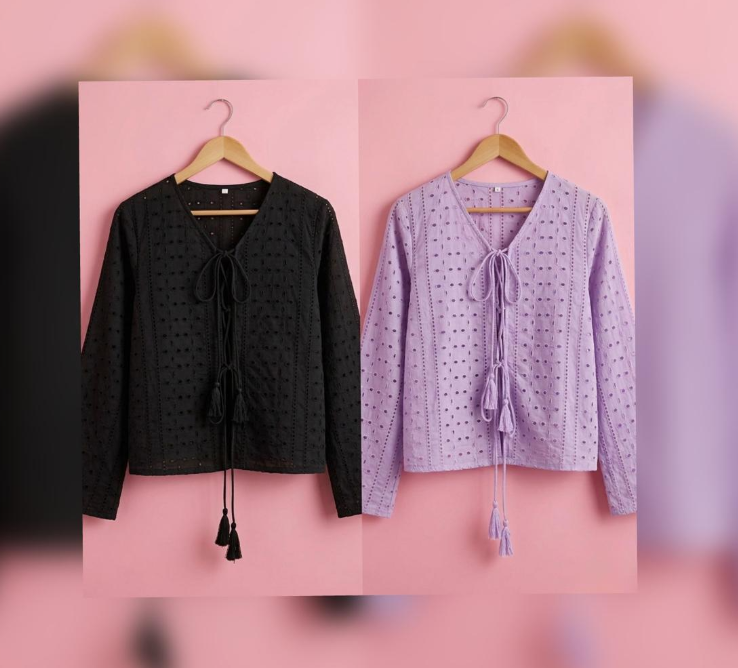 HIBAAS - PIHU SHRUG TOP